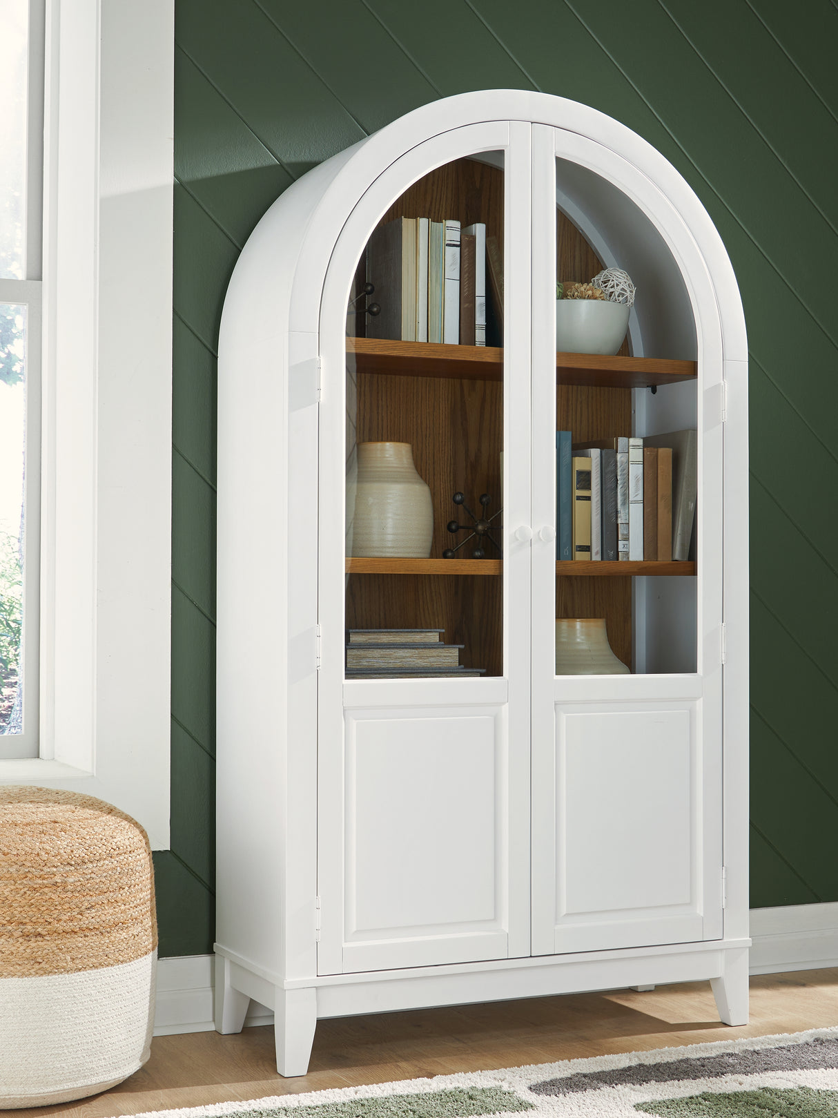 Furniture City - MS - Ashley Furniture - Dagandale Accent Cabinet - Accent Cabinet / Natural/Black - A4000705