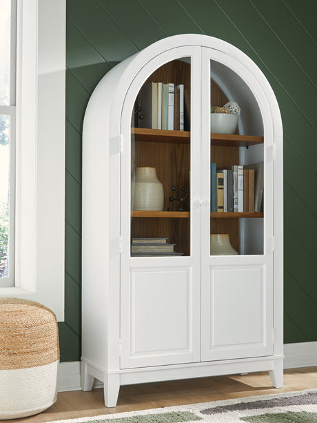 Furniture City - MS - Ashley Furniture - Dagandale Accent Cabinet - Accent Cabinet / Natural/Black - A4000705