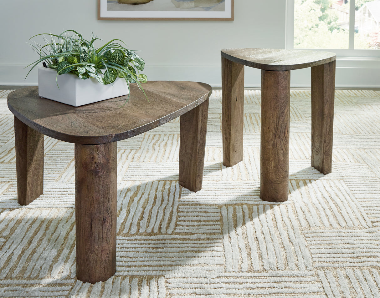 Furniture City - MS - Ashley Furniture - Reidport Accent Coffee Table (Set of 2) - Accent Cocktail TBL Set (Set of 2) / Grayish Brown - A4000604