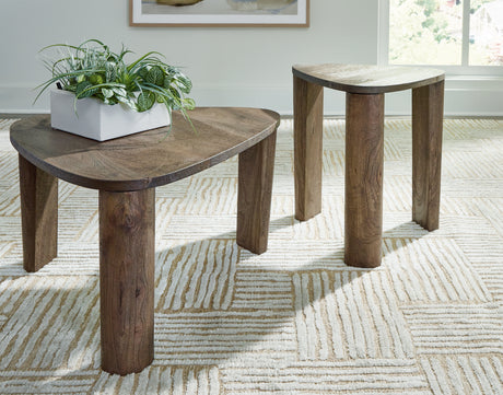 Furniture City - MS - Ashley Furniture - Reidport Accent Coffee Table (Set of 2) - Accent Cocktail TBL Set (Set of 2) / Grayish Brown - A4000604