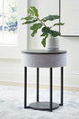 Furniture City - MS - Ashley Furniture - Sethlen Accent Table with Speaker - Accent Table with Speaker / Gray/Black - A4000641