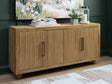 Furniture City - MS - Ashley Furniture - Niam Accent Cabinet - Accent Cabinet / Light Antique Beige - A4000684