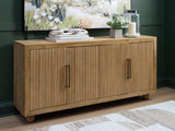 Furniture City - MS - Ashley Furniture - Niam Accent Cabinet - Accent Cabinet / Light Antique Beige - A4000684