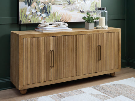 Furniture City - MS - Ashley Furniture - Niam Accent Cabinet - Accent Cabinet / Light Antique Beige - A4000684