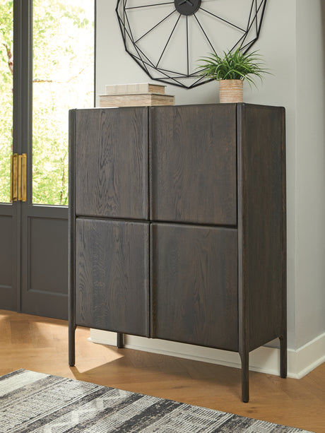 Furniture City - MS - Ashley Furniture - Orsonal Accent Cabinet - Accent Cabinet / Espresso Brown - A4000686
