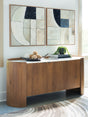 Furniture City - MS - Ashley Furniture - Fitzroy Accent Cabinet - Accent Cabinet / Brown/White - A4000688