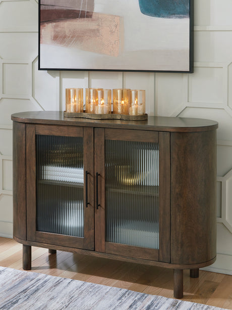 Furniture City - MS - Ashley Furniture - Mayridge Accent Cabinet - Accent Cabinet / Medium Brown - A4000694