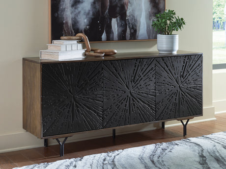 Furniture City - MS - Ashley Furniture - Lavinmont Accent Cabinet - Accent Cabinet / Multi Brown - A4000710