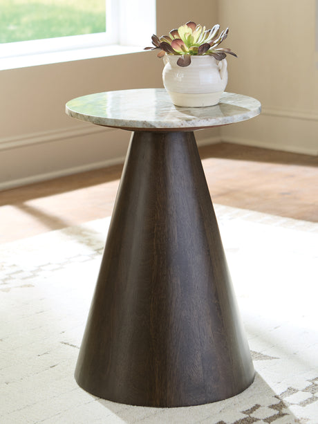 Furniture City - MS - Ashley Furniture - Waltnor Accent Table - Accent Table / Gray/White/Brown - A4000720