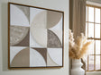 Furniture City - MS - Ashley Furniture - Harelman Wall Decor - Wall Art / Tan/Taupe/White - A8000502