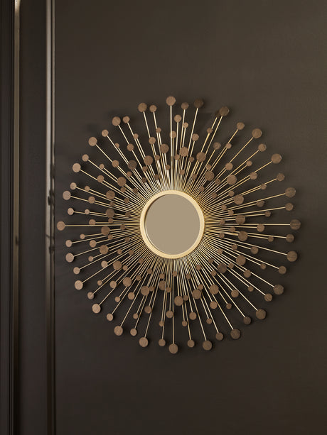 Furniture City - MS - Ashley Furniture - Morwenna Mirror - Accent Mirror / Bronze/Gold Finish - A8010392