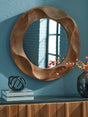 Furniture City - MS - Ashley Furniture - Aajon Mirror - Accent Mirror / Brown - A8010427