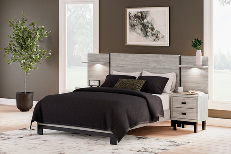 Furniture City - MS - Ashley Furniture - Vessalli Bedroom - Dresser and Mirror / Gray - B1036B1