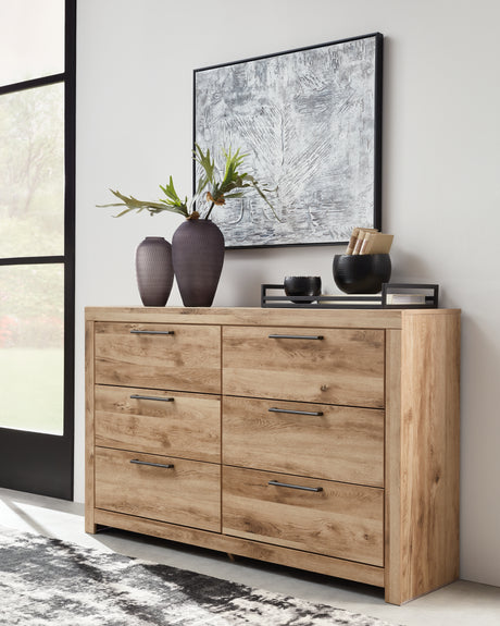 Furniture City - MS - Ashley Furniture - Hyanna Bedroom - Full Panel Storage Bed / Tan Brown - B1050B38