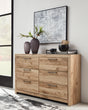 Furniture City - MS - Ashley Furniture - Hyanna Bedroom - Full Panel Storage Bed / Tan Brown - B1050B38