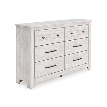 Furniture City - MS - Ashley Furniture - Makidern Bedroom - Six Drawer Dresser - PCB1171-31