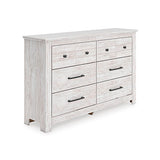 Furniture City - MS - Ashley Furniture - Makidern Bedroom - Six Drawer Dresser - PCB1171-31
