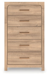 Furniture City - MS - Ashley Furniture - Kinlanni Bedroom - Five Drawer Chest - PCB1360-46