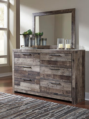 Furniture City - MS - Ashley Furniture - Derekson Bedroom - Bedroom Mirror / Multi Gray - B200-36
