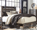 Furniture City - MS - Ashley Furniture - Drystan Bedroom - Queen Panel Bed with 4 Storage Drawers / Multi - B211B13