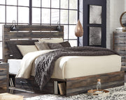Furniture City - MS - Ashley Furniture - Drystan Bedroom - King Panel Bed with 4 Storage Drawers / Multi - B211B54