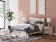 Furniture City - MS - Ashley Furniture - Lawroy Bedroom - Full Panel Storage Bed / Light Natural - B2310B20