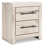 Furniture City - MS - Ashley Furniture - Lawroy Bedroom - Full Panel Bed with Storage / Light Natural - B2310B42
