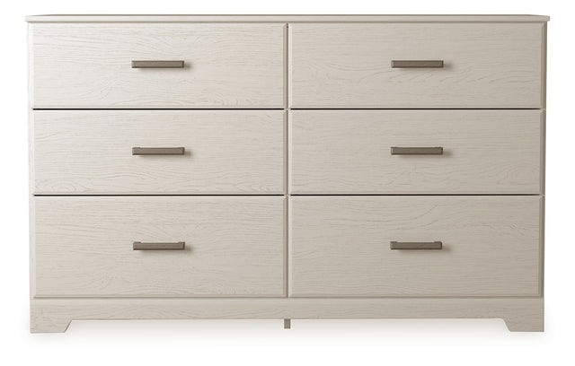 Furniture City - MS - Ashley Furniture - Stelsie Bedroom - Twin Panel Bed / White - B2588B12