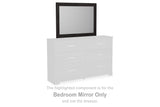 Furniture City - MS - Ashley Furniture - Belachime Bedroom - Bedroom Mirror / Charcoal - B2589-36