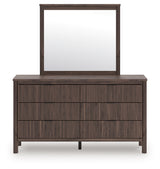 Furniture City - MS - Ashley Furniture - Pamytta Bedroom - Dresser and Mirror / Brown - PCB2614B1