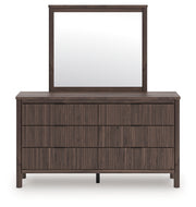 Furniture City - MS - Ashley Furniture - Pamytta Bedroom - Dresser and Mirror / Brown - PCB2614B1