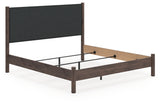 Furniture City - MS - Ashley Furniture - Pamytta Bedroom - King Upholstered Panel Bed / Brown - PCB2614B29
