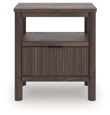 Furniture City - MS - Ashley Furniture - Pamytta Bedroom - Queen Panel Bed / Brown - PCB2614B18