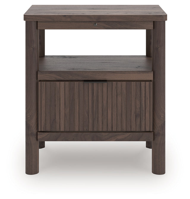 Furniture City - MS - Ashley Furniture - Pamytta Bedroom - Queen Panel Bed / Brown - PCB2614B18