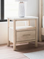 Furniture City - MS - Ashley Furniture - Cadmori Bedroom - Full Upholstered Panel Bed / Black/White - B2616B3
