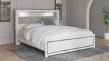 Furniture City - MS - Ashley Furniture - Altyra Bedroom - King Panel Bookcase Bed / White - B2640B5