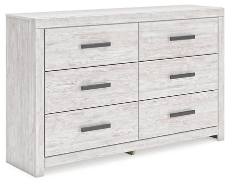 Furniture City - MS - Ashley Furniture - Cayboni Bedroom - King Panel Bed / Whitewash - B3788B7