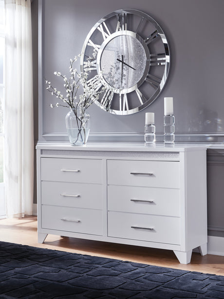 Furniture City - MS - Ashley Furniture - Jarlee Bedroom - Two Drawer Night Stand / White - PCB392-92