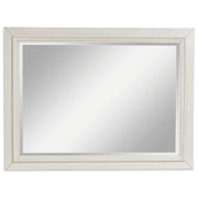 Furniture City - MS - Ashley Furniture - Shaybrock Bedroom - Bedroom Mirror / Antique White/Brown - B683-36