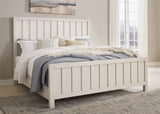 Furniture City - MS - Ashley Furniture - Shaybrock Bedroom - Queen Panel Bed / Antique White - B683B2