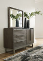 Furniture City - MS - Ashley Furniture - Arkenton Bedroom - Two Drawer Night Stand / Grayish Brown/White - B786-92