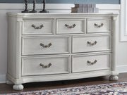 Furniture City - MS - Ashley Furniture - Montelaine Bedroom - Dresser / Antique White - B795-31
