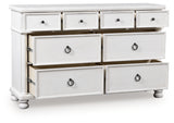 Furniture City - MS - Ashley Furniture - Rowlenstown Bedroom - Dresser / Antique White - PCB823-31