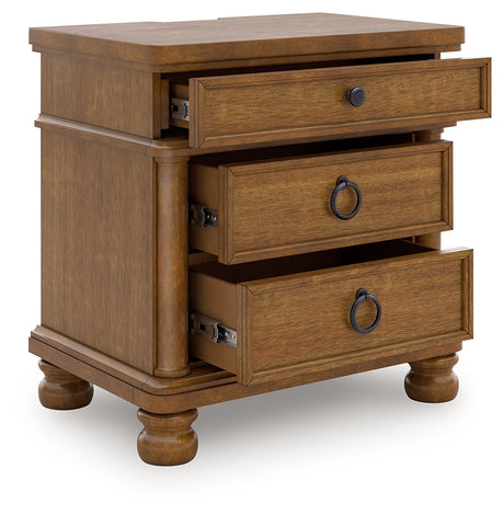 Furniture City - MS - Ashley Furniture - Rowlenstown Bedroom - California King Poster Bed / Brown - PCB824B5