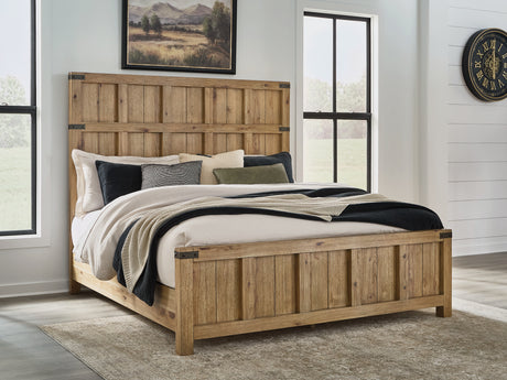 Furniture City - MS - Ashley Furniture - Ridgester Bedroom - California King Panel Bed - B858B7