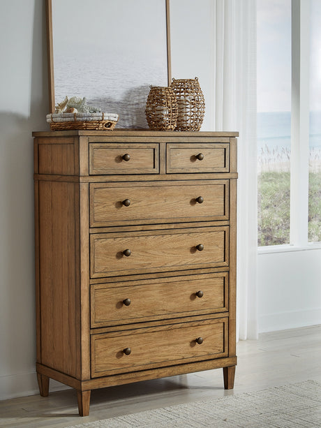 Furniture City - MS - Ashley Furniture - Sharlance Bedroom - California King Upholstered Panel Bed / Light Brown - B895B7