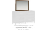 Furniture City - MS - Ashley Furniture - Cabalynn Bedroom - Bedroom Mirror / Light Brown - B974-36