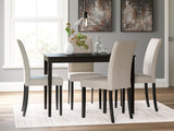 Furniture City - MS - Ashley Furniture - Kimonte Dining Room - Dining Chair (Set of 2) / Ivory - D250-01X2