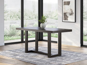 Furniture City - MS - Ashley Furniture - Neymorton Dining Room - RECT Dining Room Counter Table / Dark Grayish Brown - D618-13
