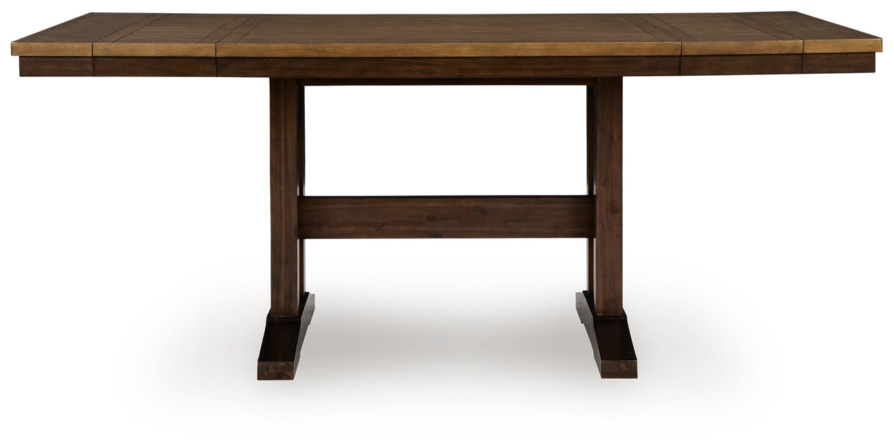 Furniture City - MS - Ashley Furniture - Rylandeen Dining Room - RECT DRM Counter EXT Table - PCD651-32